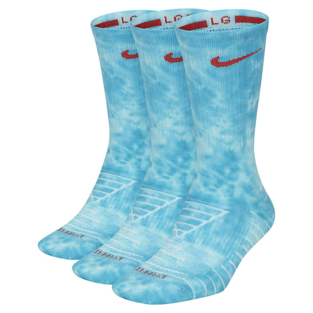 Nike - Nike Men`s Everyday Max Cushion Crew Socks 3 Pairs (Blue(CK0415 ...