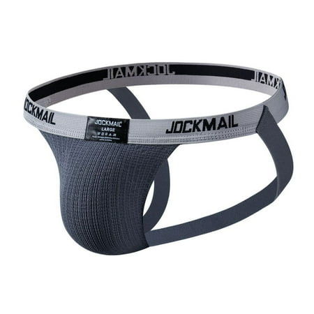 

Men s Underwear Breathable Stretch Big Pouch Sports Rainbow Thong