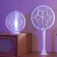 thumbnail image 4 of Raqueta eléctrica plegable OEM personalizada con luz púrpura, lámpara para mosquitos dos en uno, atractor automático de mosquitos, raqueta para mosquitos doméstica, asesino de mosquitos eléctrico, 4 of 6