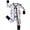 Panda, variant on WIBACKER 3-24M Bamboo Viscose Baby Convertible Footie Pajamas, Sleep and Play Footed Zipper Sleeper for Baby Girls - Pink Puppy
