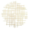thumbnail image 1 of Cheungs 5801GD Iquara Round Metal Wall Art, Gold - Small, 1 of 1