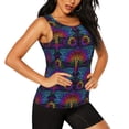 thumbnail image 2 of Lsque Mandalas Dragonfly Printed Workout Tank Tops for Women, Athletic Sports Tank Tops, Compression Sleeveless Dry Fit Shirts,Sleeveless Yoga Shirt-Large, 2 of 9