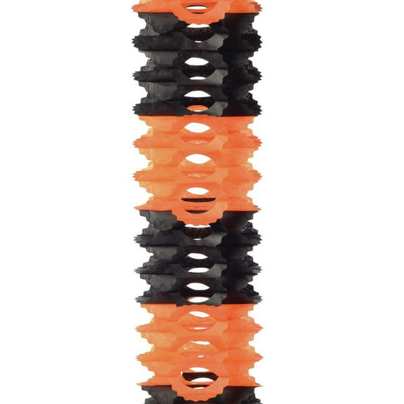 HUBERT Paper Garland Orange/Black Arch - 12'L