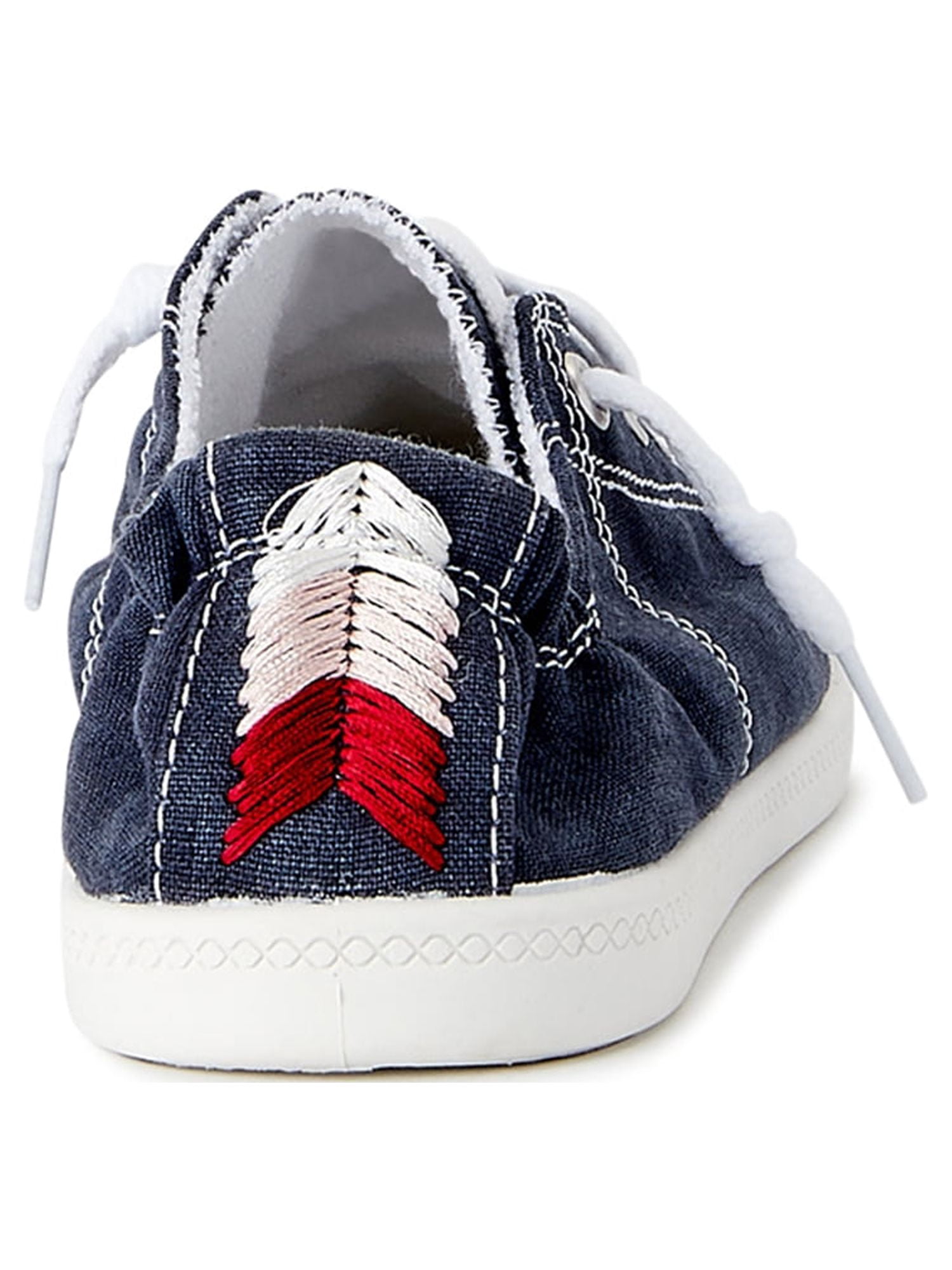 Time and Tru Women's Scrunch Back Slip-On Sneaker