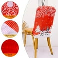 thumbnail image 4 of Zhourta Christmas Printed Chair Back Cover Decorative Set Festive Home Decor for Holiday Parties and Gatherings Perfect for Dining Room Chairs and Seasonal Celebrations, 4 of 8