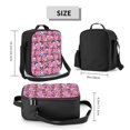 thumbnail image 3 of Cauagu Colorful Cute French Bulldog Insulated Lunch Bag - Reusable Lunch Box Thickened Thermal Leakproof Lunch Tote Bag for Adult Office/Travel Picnic, 3 of 7