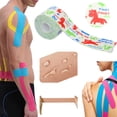 thumbnail image 2 of Athletic Tape, 5.4 Yards Sports Tape, Strong Easy Tear Wrist Ankle Tape, No Sticky Residue for Gymnastics, Boxing, Climbing, Lacrosse, Climbing, Hockey and Other Sports, J, 1 Inch, 2 of 9