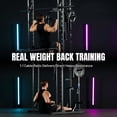 thumbnail image 5 of Mikolo Smith Machine Home Gym, Multi-Functional Power Rack with Pec Deck Machine, Lat Pulldown System with Bar,Weight Bench and 370LBS Weight Plates,Low Row Station with Cable bar and Foot Board, 5 of 14