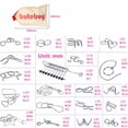thumbnail image 4 of Metal Puzzle Untie Ring Buckle Iron Link Unlock Interlock Game Sets of 20, 4 of 4
