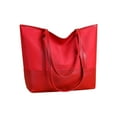 thumbnail image 1 of Bolso Grande de Bolsa de Mujer Bolso de Hombro de Gran Capacidad Bolso de Tela de Oxford Empalme de Cuero Suave Bolso Grande, 1 of 6