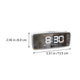 thumbnail image 3 of 1 Set Simple LED Electronic Alarm Clock Home Alarm Clock Small Alarm Clock, 3 of 4
