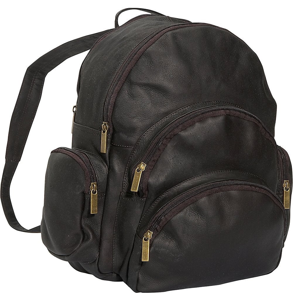 David King & Co Expandable Backpack- Cafe