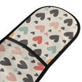 thumbnail image 2 of Dailycode Double Sided Oven Mitt with Loop Heat Resistant Kitchen Long Potholders 7" x 35" Colorful Heart, 2 of 6