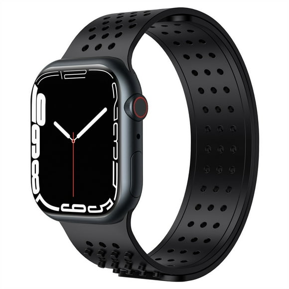 LEIXIUER Sport Correa de silicona Compatible con Apple Watch Band 41mm 45mm 40mm 44mm 42mm 38mm,correa de reloj Apple Watch transpirable Pulseras deportivas Pulsera iWatch Series 7 6 5 4 3 2 1 SE LEIXIUER Apple watch band 38mm 40mm 41mm