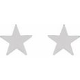thumbnail image 2 of 925 Sterling Silver Polished Star Earrings Stud Earring for Women - .5 Grams, 2 of 2