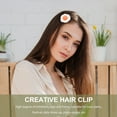 thumbnail image 3 of OULII 4 Pcs Barrettes de Nourriture Simulée Accessoires Décoratifs pour Cheveux, 3 of 4