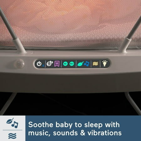 Fisher-Price - Luminate Smart Bassinet - White