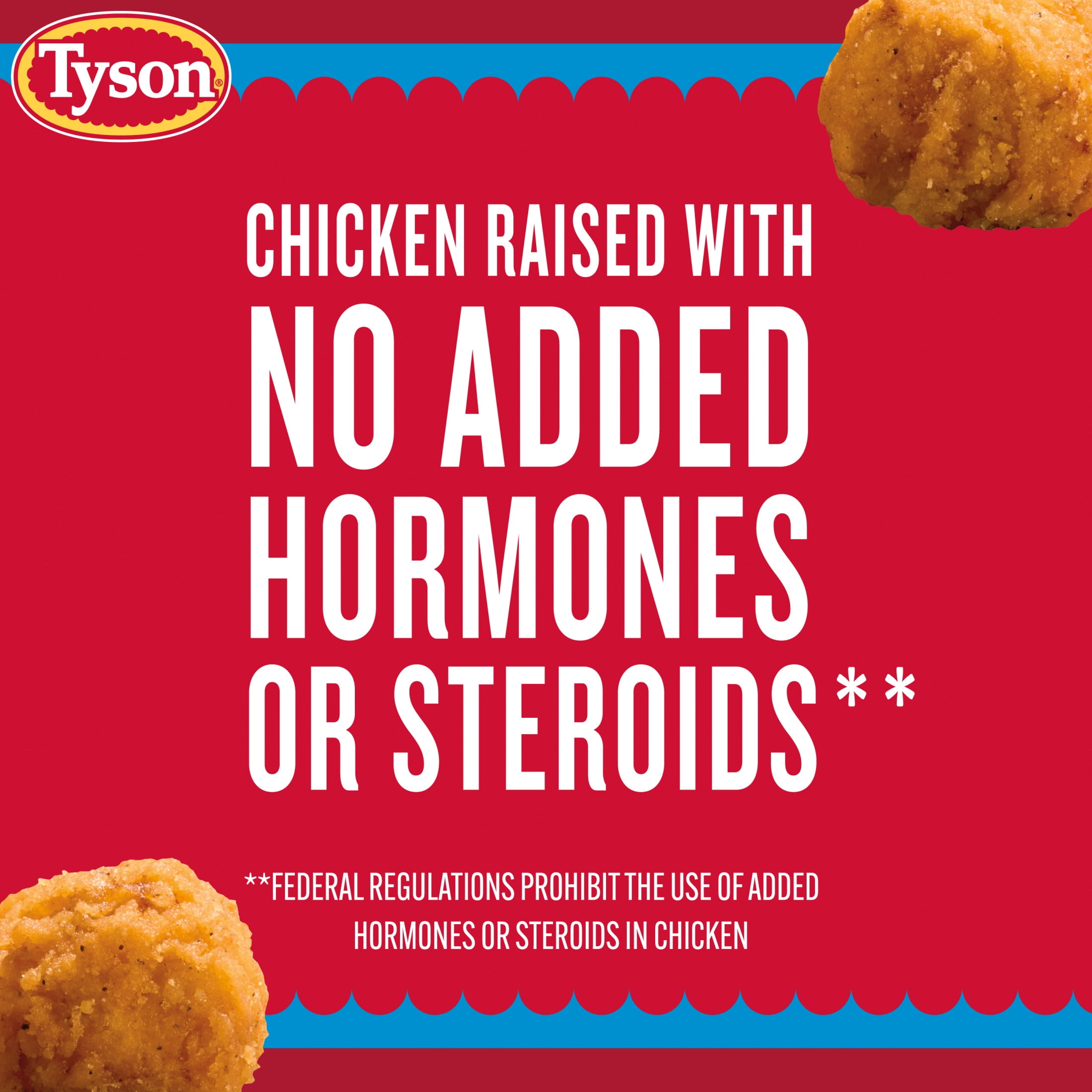 Tyson Popcorn Chicken, 25 oz (Frozen, Fully Cooked)