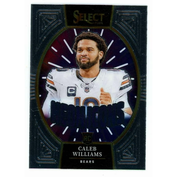 NFL 2024 Panini Select Football Neon Icons Caleb Williams #4 (Rookie)