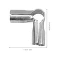 thumbnail image 6 of 4 Pcs Fittings Connection Pole Clamp Stainless Steel Accessories Hand Railing Fences 90 Degree Tools, 6 of 6