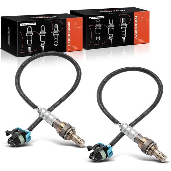 A-Premium O2 Oxygen Sensor Compatible with Chevrolet Silverado 1500 2500 3500 HD Classic, Camaro, Colorado, Express, Corvette & GMC Sierra 1500 2500 3500 HD Classic, Yukon & Cadillac, 2-PC Set