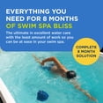 thumbnail image 2 of FROG @Ease Floating System for Swim Spas - Quick & Easy Self-Regulating Swim Spa Sanitizer - Swim Spa Maintenance System with Sanitizing Minerals & SmartChlor Technology - 8 Month Bundle, 2 of 8