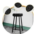 thumbnail image 6 of figatia Round Bar Stool Seat Cushion Seat Top Easy Installation Heavy Duty for Salon black, 6 of 8