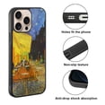 thumbnail image 2 of WIRESTER Shockproof Soft Rubber Cover Case for Apple iPhone 16 Pro Max 6.9" 2024, Cafe Terrace At Night Van Gogh, 2 of 5