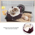 thumbnail image 4 of Animal PEQUEÑO cama cálida de invierno, casa lavable, sofá nido para mascotas, cama colgante cuadrada, 4 of 12