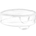 thumbnail image 2 of Bolsa de almacenamiento para coronas navideñas, funda decorativa con cremallera, bolsa de almacenamiento transparente, color blanco, 30 pulgadas, 2 of 8