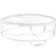 thumbnail image 2 of Bolsa de almacenamiento para coronas navideñas, funda decorativa con cremallera, bolsa de almacenamiento transparente, color blanco, 30 pulgadas, 2 of 8