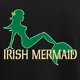 thumbnail image 3 of CafePress - Irish Mermaid Black Pajamas - Women's Short Sleeve Print T-Shirt and Pants Dark Cotton Pajama Set, 3 of 7