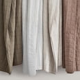 thumbnail image 4 of EVERGRACE 100% Cotton Box Stitch Quilt Bedding Set King Size 3 Pieces, Garment-Washed Lightweight Soft Cozy Coverlet, Oversized Quilted Bedspread Sets with 2 Shams for All Season, Mocha Brown, 4 of 9