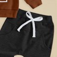 thumbnail image 3 of Baby Boy Winter Clothes 2 Piece Outfit Letter PRETTY FLY FOR A LITTLE GUY Print Long Sleeve Sweatshirt Pullover Top Solid Pants Set Kaprioy Baby Boy Clothes 0 6 12 18 24 Months, 3 of 7