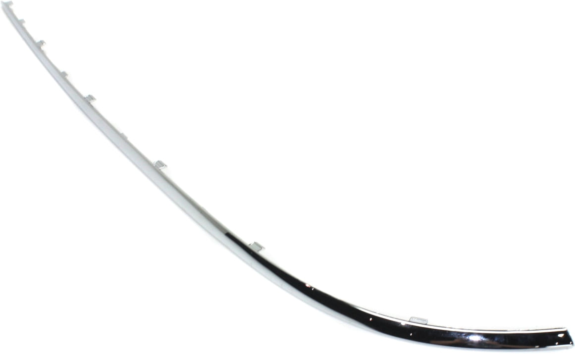 Bumper Trim Compatible With 2003-2005 Mercedes Benz E320 2006 E350 Rear, Left Driver Side, Outer Chrome