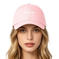 thumbnail image 2 of kaondbfi Summer Travel Essentials Accessories Baseball Caps for Women and Men New Spring and Summer Sun Hats Printed with Three Coconut Trees Baseball Caps for Outdoor Casual Wear, 2 of 3