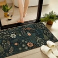 thumbnail image 6 of JML Non-Slip MicrofiberFabric & Rubber Doormat - Soft Entryway Rug for Home/Office (24"x36") - Easy Clean Door Mat for Indoor/Outdoor Use, Dense Floral Design, 6 of 6