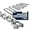 5/16-Inch x 15-Foot, variant on Five Oceans Galvanized Steel Anchor Chain, Boat Anchor Chain with 2 Stainless Steel Screw Pin Bow Shackle Link Ends 1/4-Inch or 5/16-Inch Width