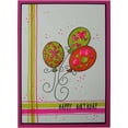 thumbnail image 2 of Woodware Craft Collection Woodware Clear Singles - Birthday Balloons, 2 of 2