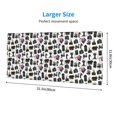 thumbnail image 2 of Rocae Cool Camera for Gaming Mouse Pad, Mouse Pad Large, Office Computer Keyboard Mousepad, Keyboard and Mouse Pad with Stitched Edges,31.5 x 11.8 in, 2 of 5