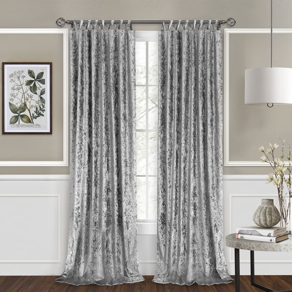 PowerSellerUSA 2 Panels Criss Cross Panel Light Filtering Curtains, 50W x 84L Inches Modern Elegant Design Semi Sheer Window Curtains for Farmhouse, Living Room, Bedroom Decor, Silver