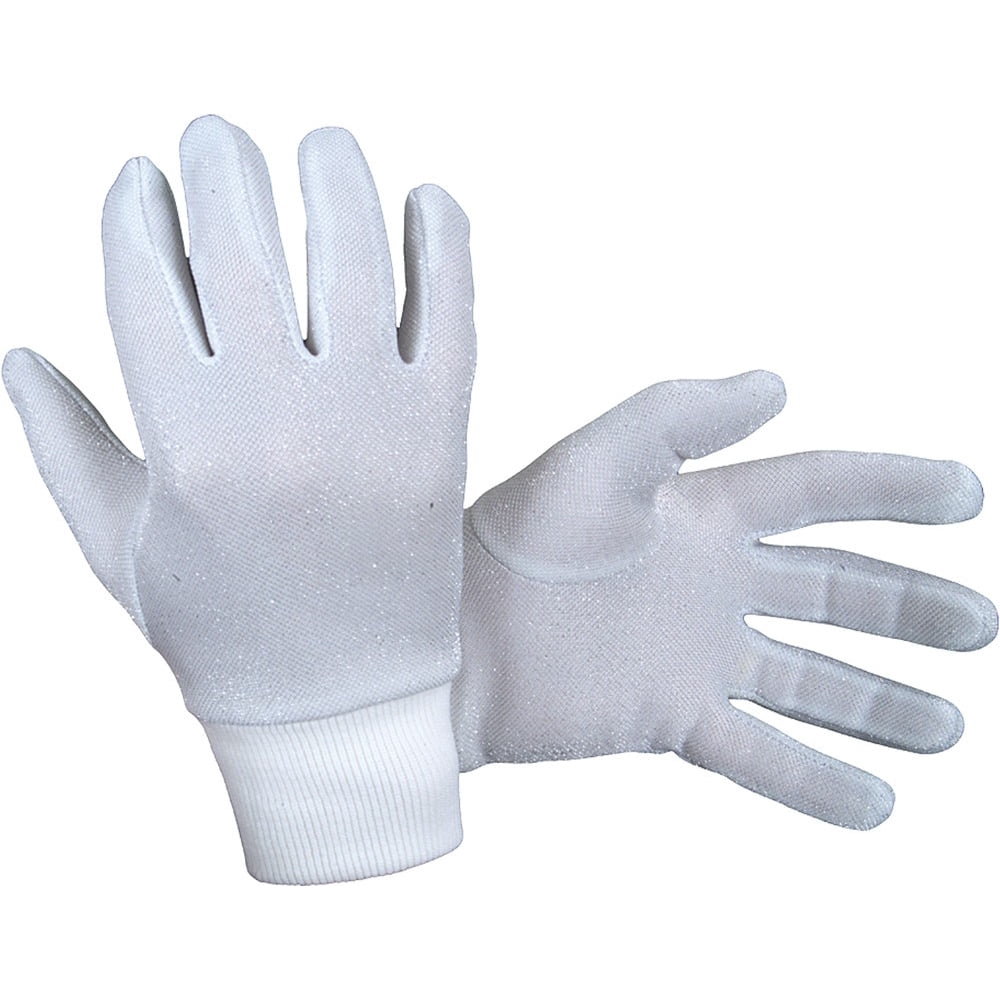 WPS Metallic Mens Glove Liners White