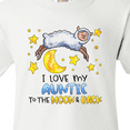 thumbnail image 4 of Inktastic I Love my Auntie to the Moon and Back Cute Sheep Youth T-Shirt, 4 of 5