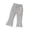 White&&100, variant on CONROSES Girls Yoga Pants Slim Flare Leggings for Girls Trendy Striped Elastic Waist Cozy Warm Bell Bottom Pants