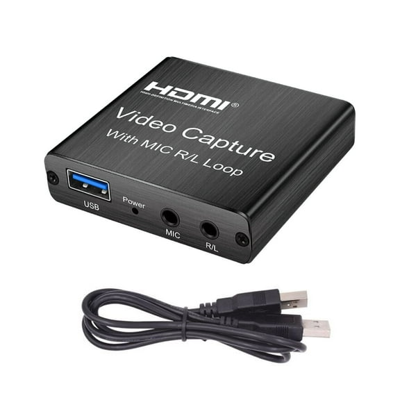 1080P HDMI Video Capture Card 4K Screen Record Game Streamer Device MIC R/L Loop TAPDRA Spare Part