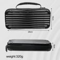 thumbnail image 6 of YUOY Carrying Case for Nintendo Switch 2 (2025) – Protective Travel Handbag with 2 HD Screen Protectors, 10 Game Card Slots, Hard Shell & Soft Interior (Black), 6 of 7