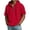Red&18E0615, variant on Fabrcox Quarter Zip Men Hoodie Short Sleeve Mens Hoodie Sweatshirt Lightweight Drawstring Gym Athletic Mens Pullover Purple XL