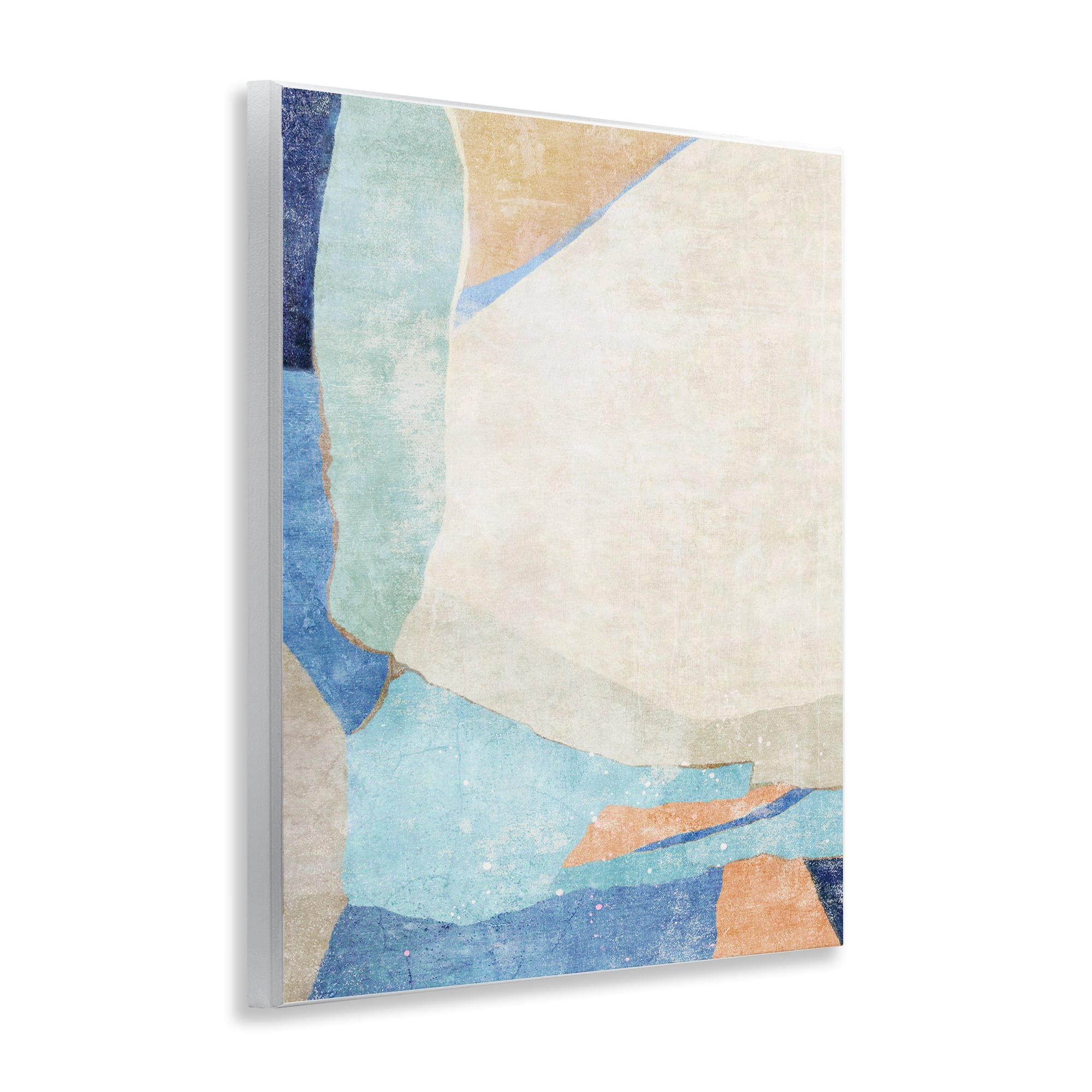 Stupell Industries Geometric Rustic Shapes Abstract Painting Unframed Art Print Wall Art, 11 x 14