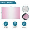 thumbnail image 7 of Placemat Ombre White Pink Placemats for Dining Table Gradient Color Washable Table Mats for Party Kitchen Dining Decoration, 7 of 7