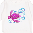 thumbnail image 3 of Inktastic Cute Pink Sea Turtle Toddler Sweatshirt, 3 of 4
